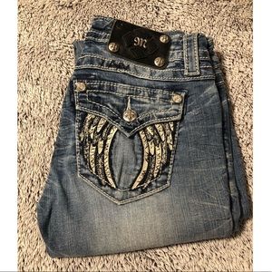 Angel wings miss me jeans